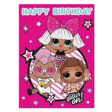 LOL Surprise Glitter On! Birthday Card